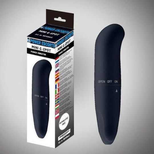 Power Escorts Vibrator G-Spot 12cm Black