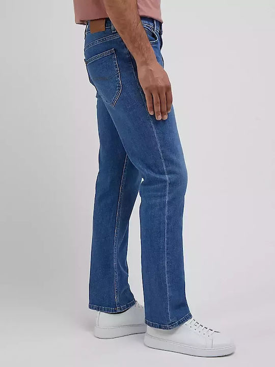 70s Herren Jeanshose mit Entspannt Anwendung Blau