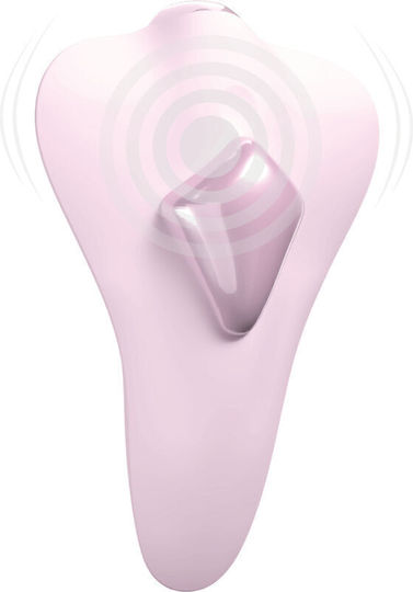 Adrien Lastic Mini Κλειτοριδικός Δονητής με Απομακρυσμένο Έλεγχο 8.7cm Ροζ