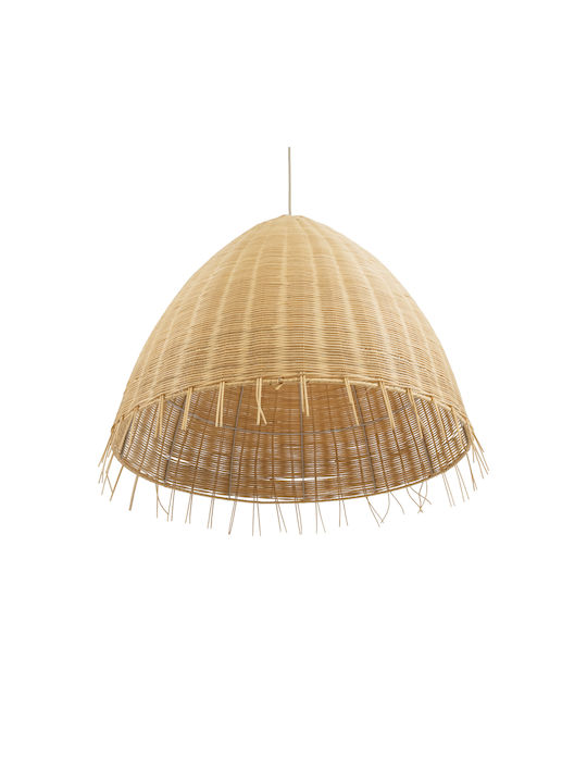 GloboStar Aquatic Pendant Light Beige Boho Grid with Socket E27 60x60cm