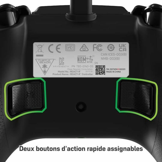 Turtle Beach REACT-R Wired Gamepad for PC / Xbox One / Xbox Series Green
