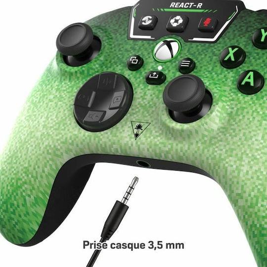 Turtle Beach REACT-R Wired Gamepad for PC / Xbox One / Xbox Series Green