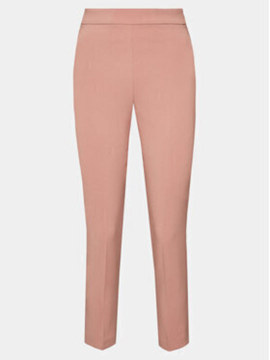 Pinko Women's Fabric Trousers in Regular Fit Coffee.