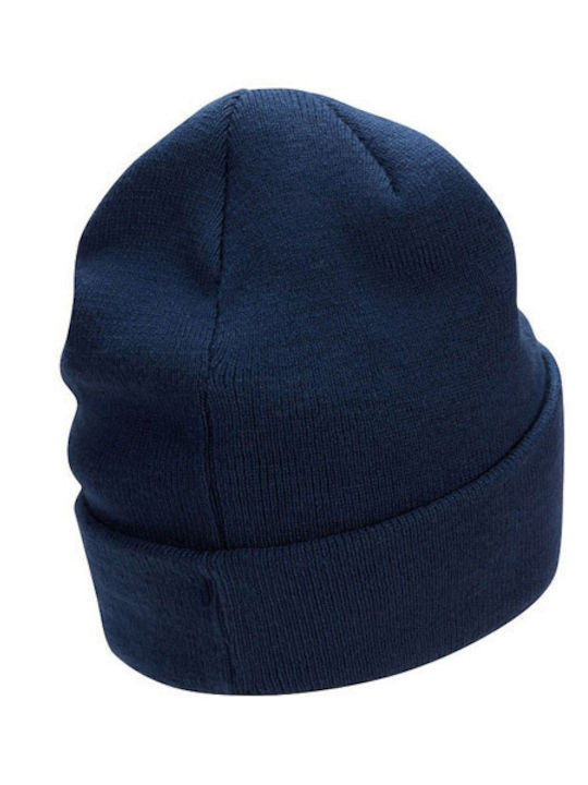 Swoosh Beanie Unisex Σκούφος Πλεκτός σε Μπλε χρώμα