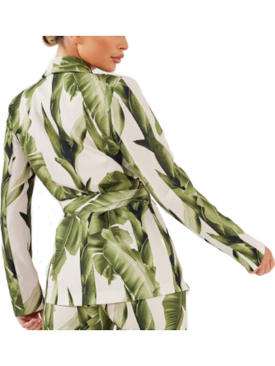 Forever Unique Γυναικείο Σακάκι ECRU