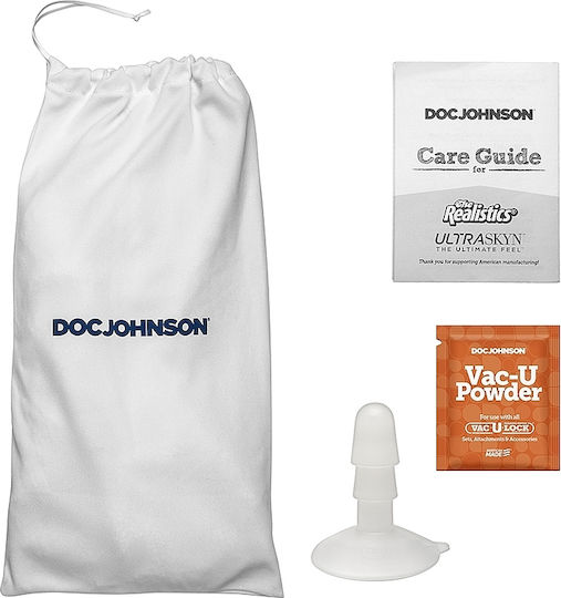 Doc Johnson Quinton James Ρεαλιστικό Dildo με Όρχεις Flesh