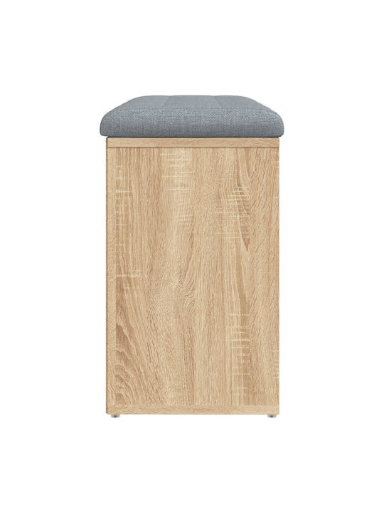 Entry Furniture with Shoe Rack & Bench Sonoma Oak 82x32x50cm