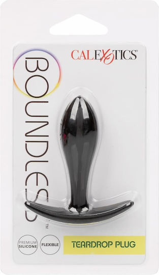 Calexotics Teardrop Πρωκτική Σφήνα Μαύρη 7.5cm
