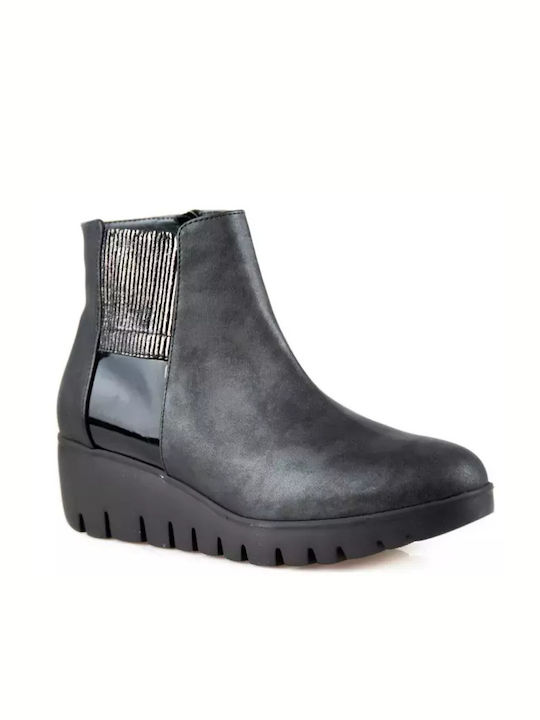 Adam's Shoes Ghete dama Platforma Negru