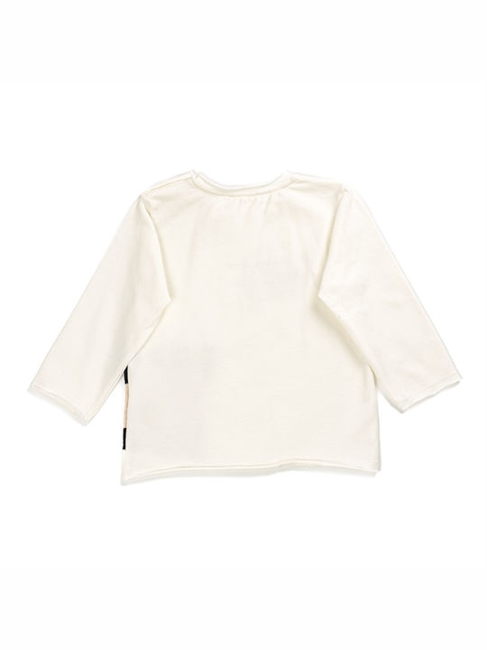 Mapero Kids Blouse Long Sleeve White