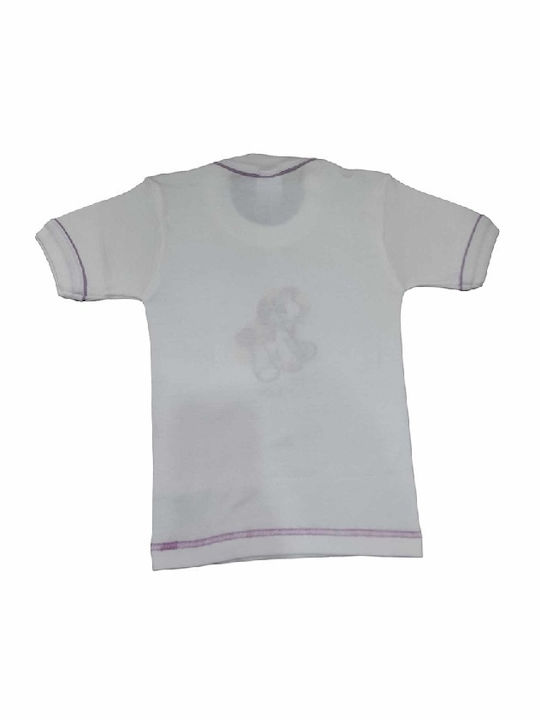 Bozer Kids' Undershirt Short-sleeved White