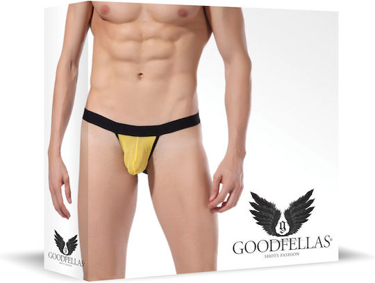Goodfellas Ανδρικό Εσώρουχο Jockstrap Κίτρινο