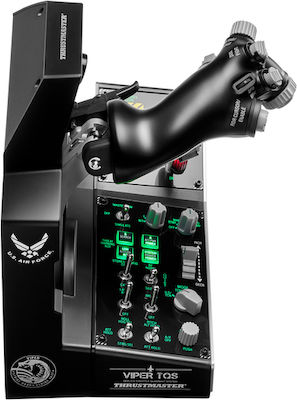 Thrustmaster Throttle Quadrant System Viper TQS Mission Pack Джойстик Проводник Съвместим с Компютър