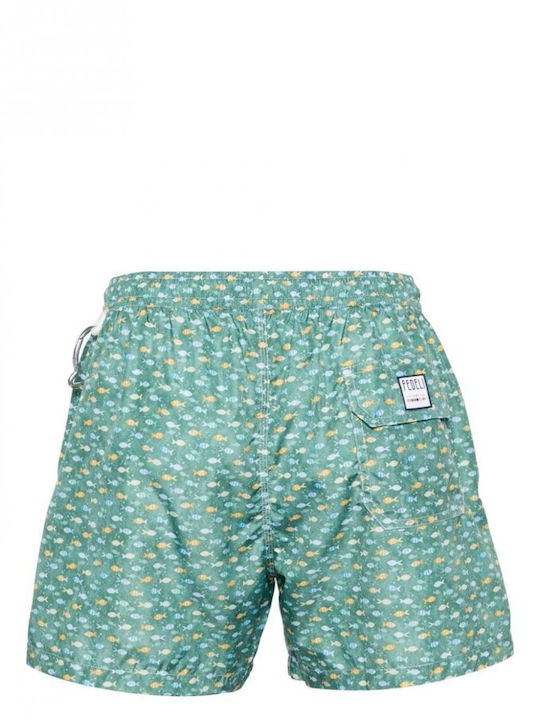 Fedeli Men's Swimwear Shorts Green