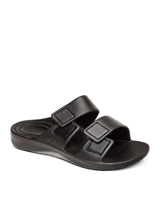 Herrensandalen in Schwarz Farbe