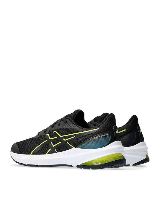 Gt-1000 12 Kids Sports Shoes Running with Laces Black