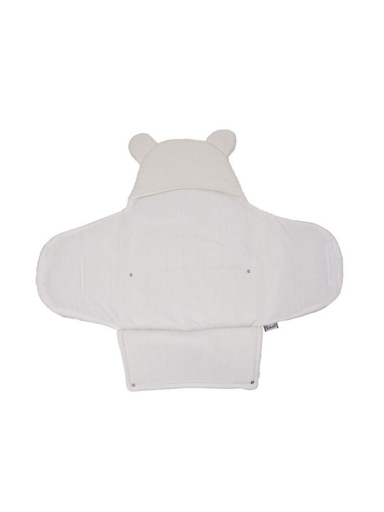 Kamtex Baby Winter Deckenschlafsack Ecru