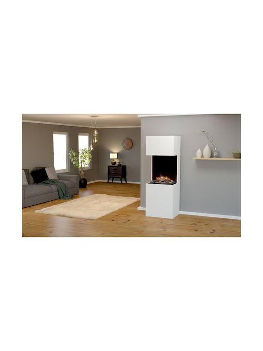 Dimplex Cassette 400/600 + Beethoven Floor Electric Fireplace 125W White