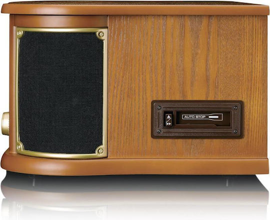 Lenco TCD-2571 Πικάπ με Belt Drive, Προενίσχυση και Ενσωματωμένα Ηχεία Καφέ
