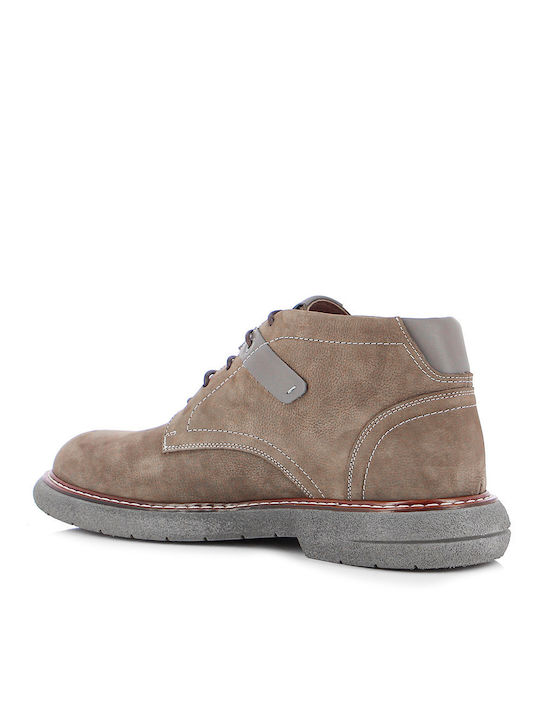 Lässige Herrenstiefel Grau