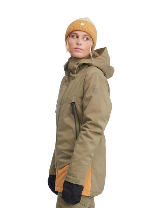 Billabong Z6JF22 Feminin Jachetă pentru Schi & Snowboard Verde