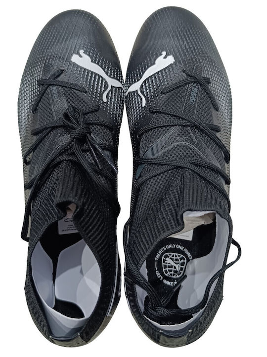 PUMA Future 7 Match Ποδοσφαιρικά Παπούτσια με Τάπες FG/AG Μαύρα