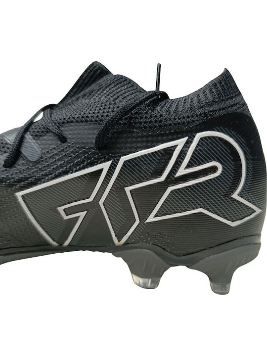 PUMA Future 7 Match Ποδοσφαιρικά Παπούτσια με Τάπες FG/AG Μαύρα
