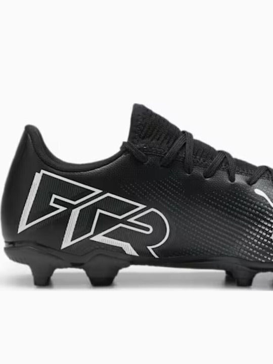 PUMA Future 7 Play Ποδοσφαιρικά Παπούτσια με Τάπες FG/AG Μαύρα