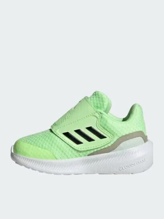 Runfalcon 3.0 AC I Kids Sports Shoes Running with Hoop & Loop Closure Green