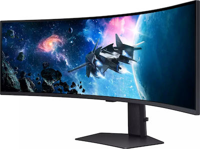 Samsung Odyssey G9 G95C Ultrawide VA HDR Curbat Monitor de jocuri 49" 5120x1440 240Hz cu Timp de Răspuns 1ms GTG