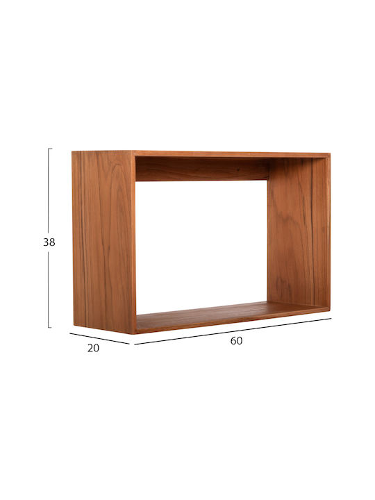 Shelves Wall Chengis Natural 3pcs 60x20x38cm