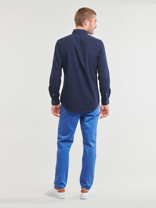 Ralph Lauren Men's Shirt Long Sleeve Blue
