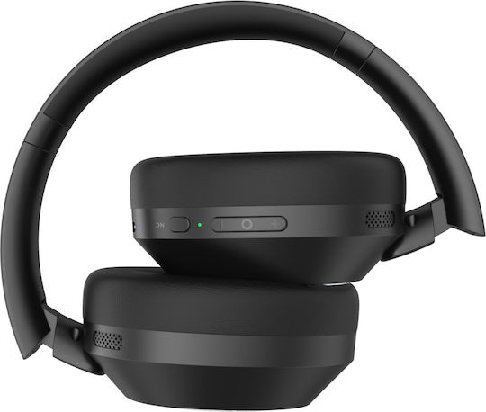 PowerLocus MoonFly ANC Wireless / Wired Over Ear Headphones with 70 hours Playing Time Black
