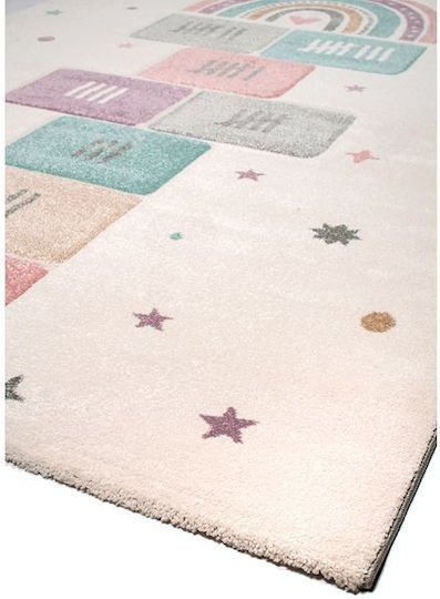 Viokarpet Yolo Детско килимче Екрю 140x200см Viokarpet Yolo Детско килимче Екрю 140x200см