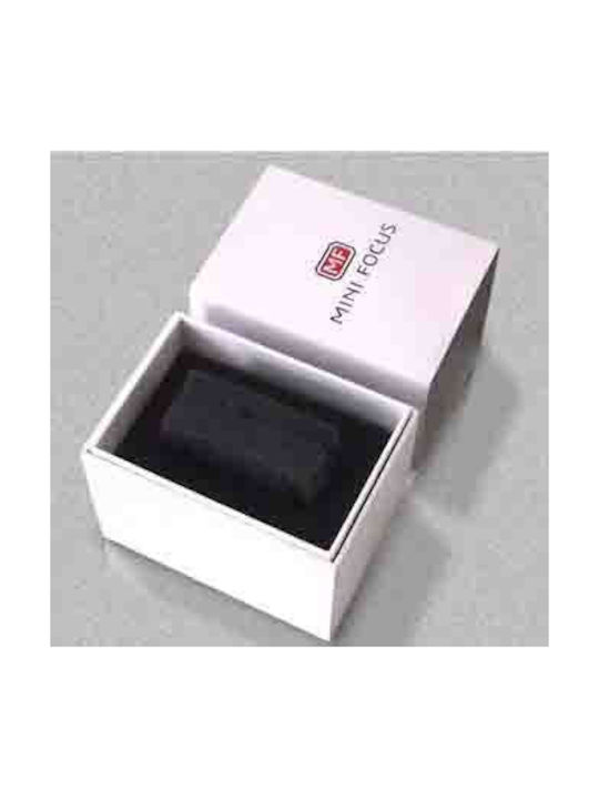 Mini Focus Watch Battery with Black Metal Bracelet