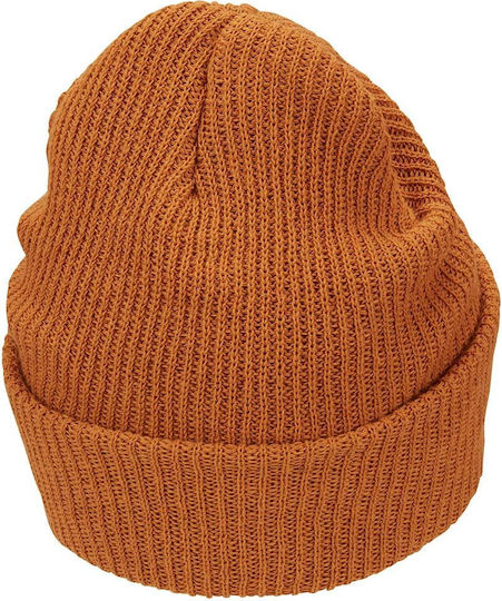 Sportswear Beanie Unisex Σκούφος Πλεκτός σε Καφέ χρώμα