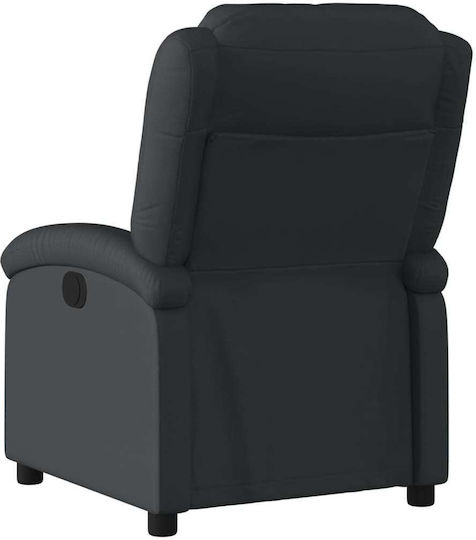 Фотьойл Relax С поставка за крака от Естествена Кожа Dark 71x86.5x99.5см