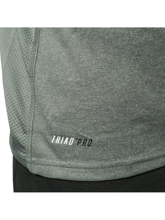 Αθλητικό T-shirt Γκρι