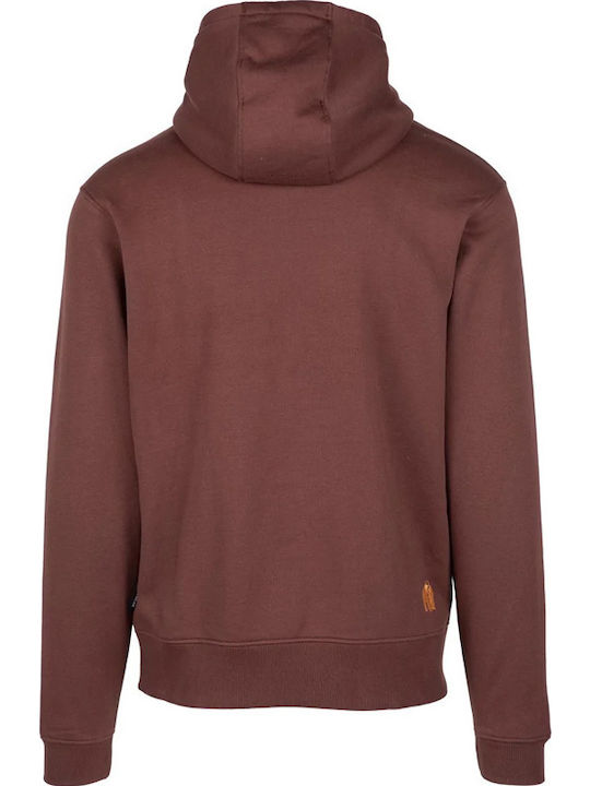 Sweatshirt with Hood brown