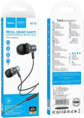 Hoco In-ear Handsfree with 3.5mm Connector Gray