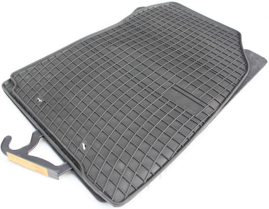 Refref Set of Front and Rear Mats 4pcs Tray Type for Fiat Croma 2005+ Black