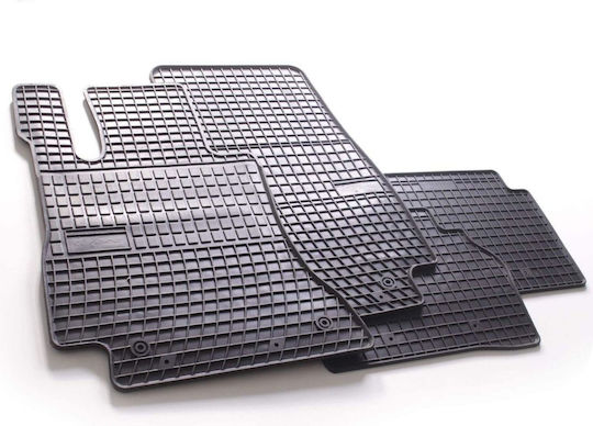 Refref Комплект Предни и Задни Постелки Тип Скафак 4бр от Маркуч за Audi Q3 2011+ Черен / Черно