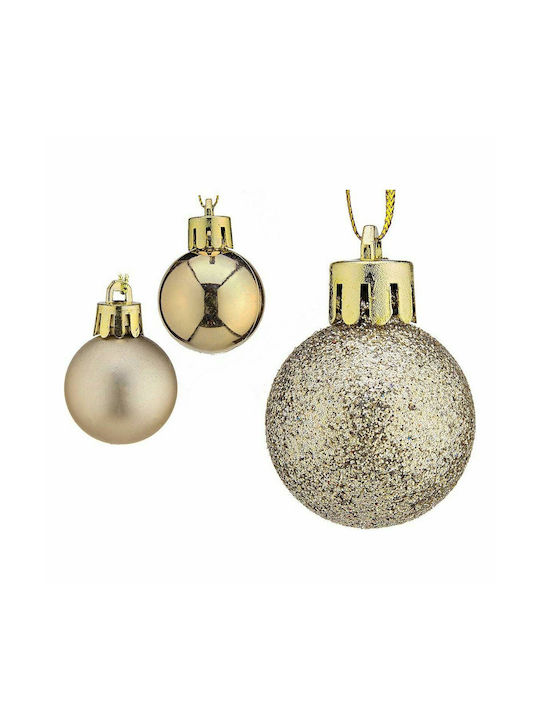 Krist+ Weihnachtsbaum-Anhänger Kugel Ornament Silber Set von 12Stück