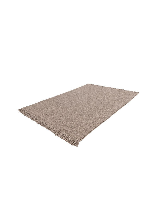 Obsession Eskil Esl Handmade Rug Rectangular with Fringes Beige