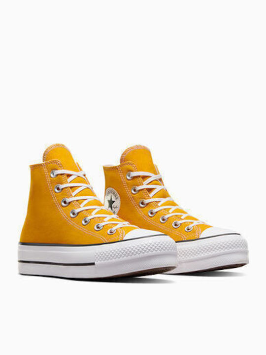 Chuck Taylor All Star Lift Platform Μποτάκια Yellow