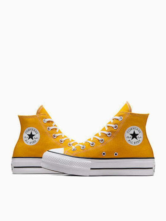 Chuck Taylor All Star Lift Platform Μποτάκια Yellow