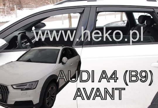 Комплект Ветробрани Dark Fime за Audi A4 4бр