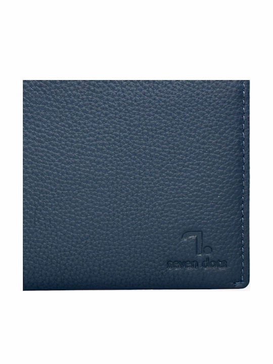 Neptune Δερμάτινο Ανδρικό Πορτοφόλι με RFID Navy/Grey