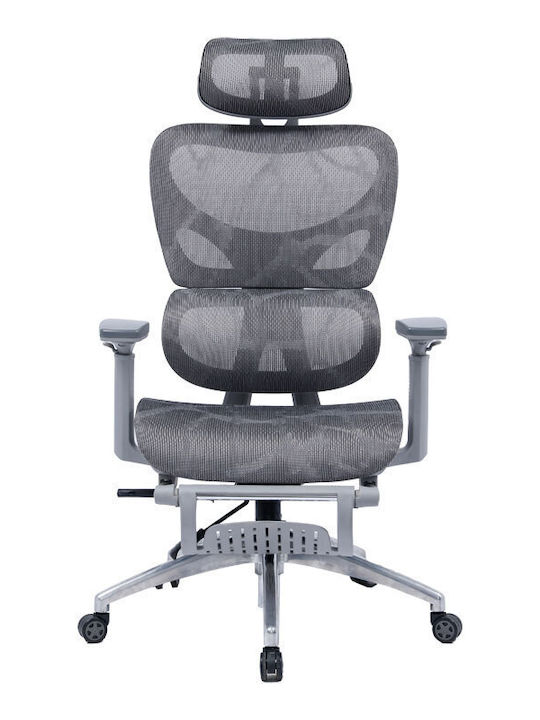 Pakketo Thelonius Executive Chair with Recline and Adjustable Arms Grey