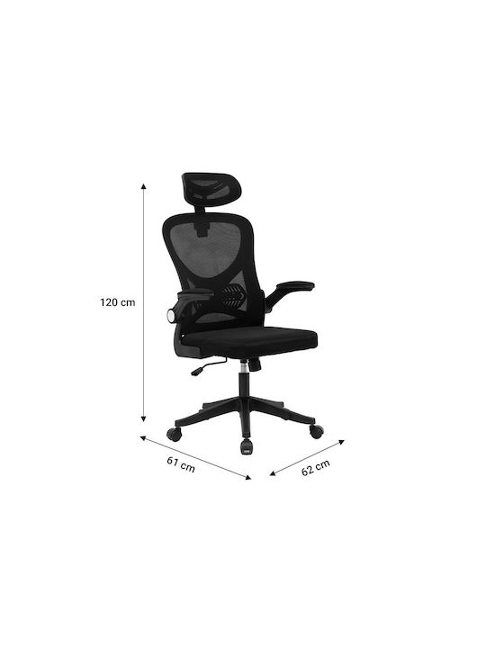 Pakketo Anthony Executive Chair with Arms Black
